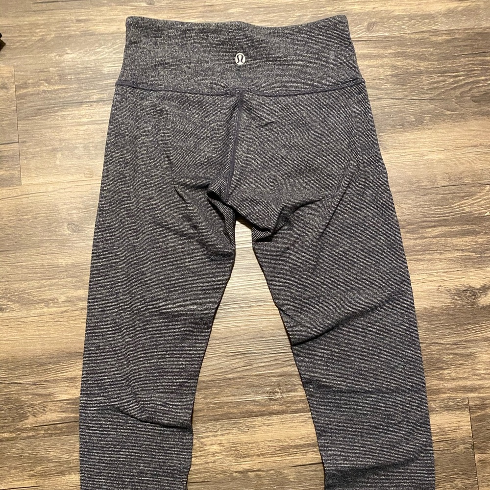 Lululemon Wunder Under Crop Wee Stripe Heathered - image 4